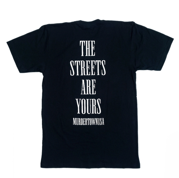 MurderTownUSA The Streets Are Yours Scarface Inspired Mens Graphic Tshirt Medium - Picture 3 of 5